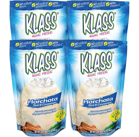 Amazon.com : Klass Aguas Frescas Horchata Drink Mix - No artificial ...