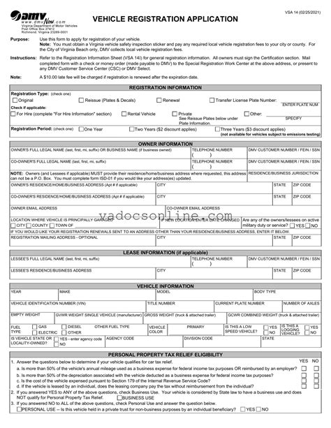 Fill Your Virginia Dmv Registration Form With Ease – VA Documents Online