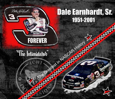 Dale Earnhardt the Greatest in NASCAR History Digital Design - Etsy