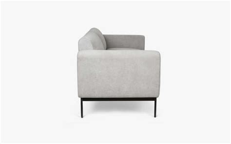 Amari 3-Seater Sofa in Grey Upholstery | Living Room Sofa.