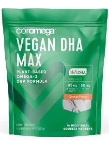 Vegan DHA Max, Orange Flavor - Coromega | PureFormulas