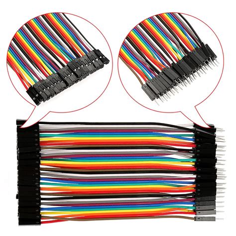 Male to Female Jumper Wire Cable, 10cm Jumper Wires, Circuit Repair ...