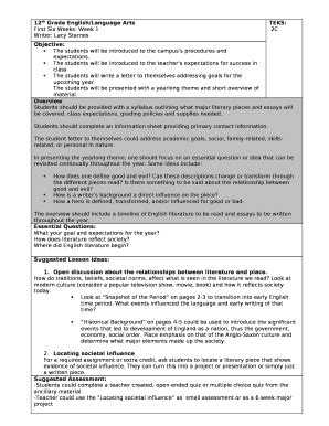 12 grade english springboard Doc Template | pdfFiller