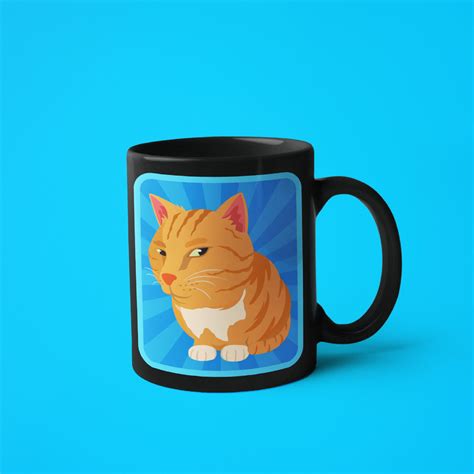 Side Eye Cat Meme Mug | Funny Cat Mug, Mr. Fresh Cat Meme, Bombastic ...