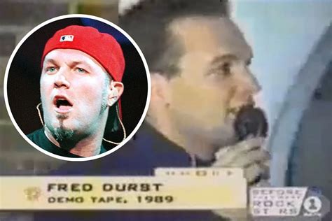 Young Fred Durst Fred Durst Mike Smith Rock Band Editorial Stock Photo