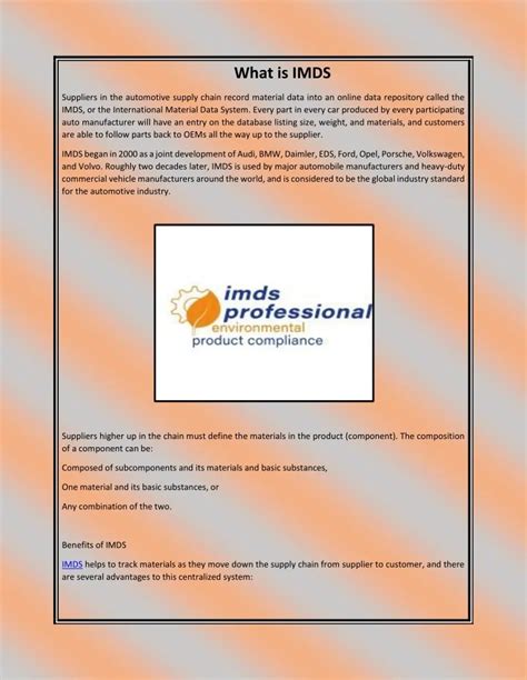 Image result for Imds Tutorial