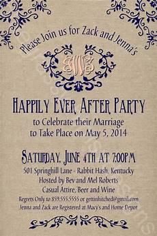 Post Wedding Celebration Invitation Wording by Rustic Burlap Linen Post Wedding Or Elopement Post Wedding Celebration Invitation Wording