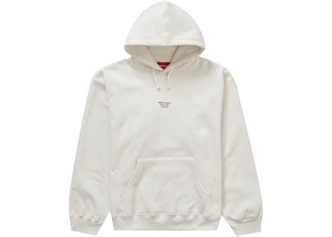 SUPREME WORLD FAMOUS TEE WHITE MEN'S