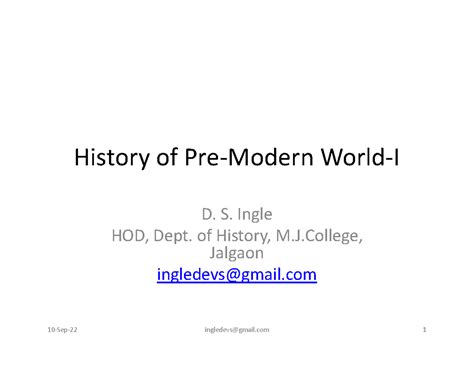 Evolution PPT: A Timeline of Human History and Development - Studocu