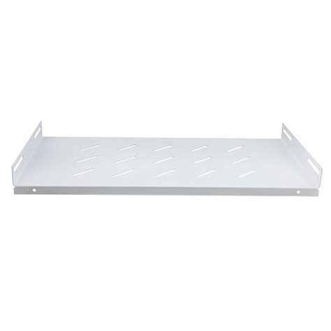 19 Inch Cabinet Shelf 1U with 10"(270mm) Depth- RAL9003, Signal White