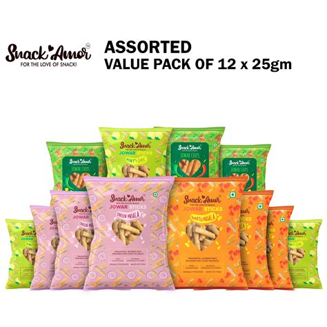 SnackAmor Assorted Value Pack of 12 – Snack Amor