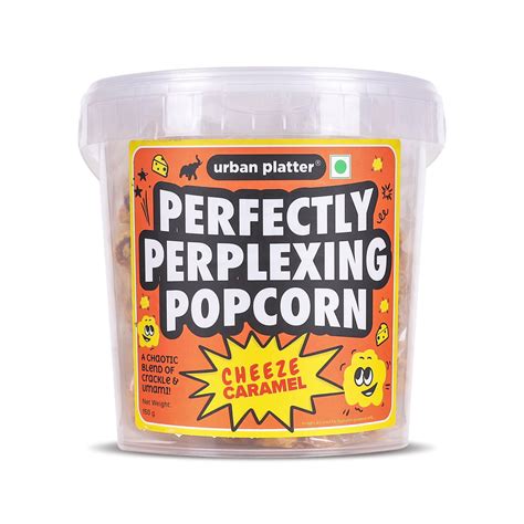 Urban Platter Perfectly Perplexing Popcorn - Cheeze Caramel, 150g (Tub