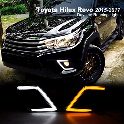 Buy For Toyota Hilux Revo 2015-2017 Replacement Update C-Type OEM Fog ...