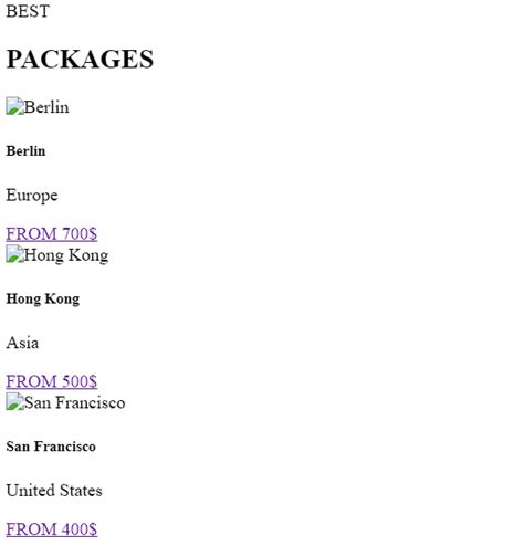 Image result for Tourism Web Site Using HTML and CSS