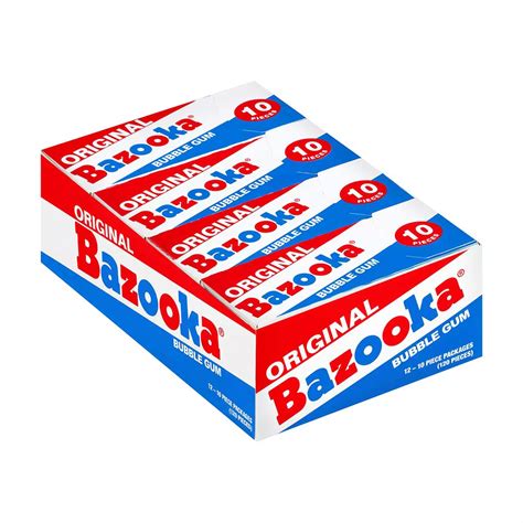 Buy Bazooka Bubble Gum Wallet Pack, 10 pcs from Dollar General - Instore