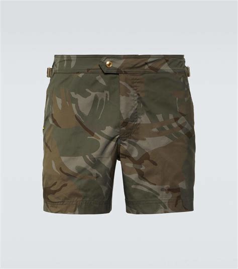 Tom Ford Camouflage swim trunks TOM FORD