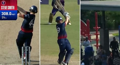 [Watch] Steve Smith hits Andre Russell out of the park with a humongous ...