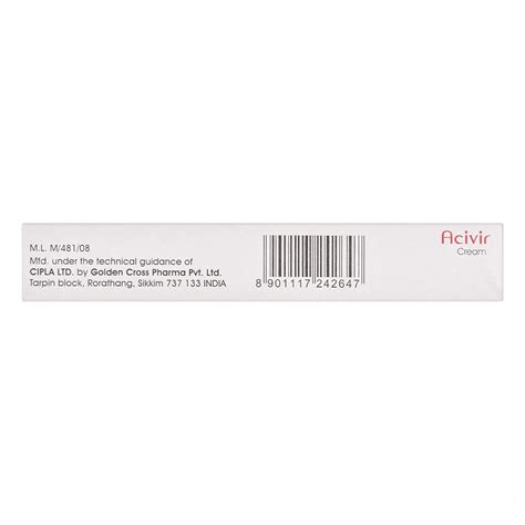 Acivir Cream | Uses, Side Effects, Price | Apollo Pharmacy