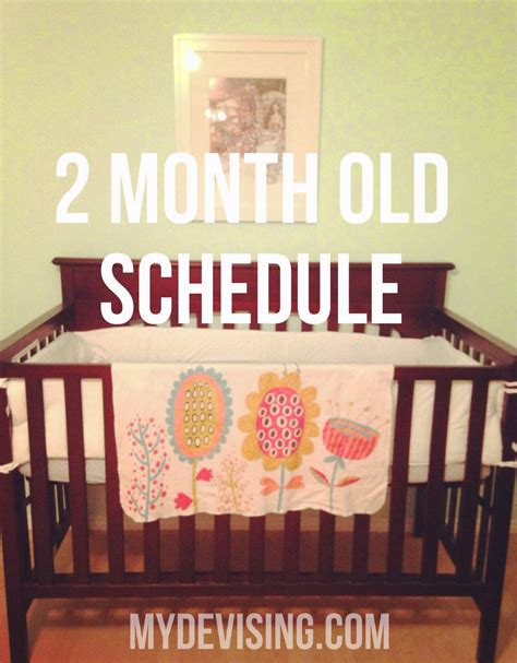 MY DEVISING: 2 month old schedule