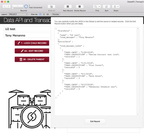 Image result for Data API FileMaker Example