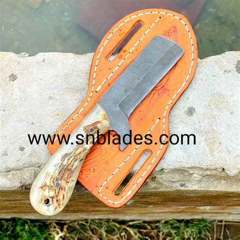 Custom Handmade crobin steel bull cutter knife – SN Blades