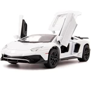 DUWOL New 1:32 LP750 Diecast Alloy Metal Pull Back Car with Openable ...