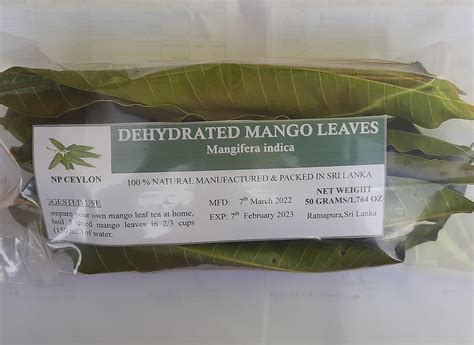 Buy Dried Mango Leaf Crushed Tropical Mango Tree Leaves Hoja De Mango ...