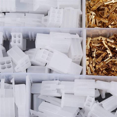 380Pcs 2.8MM 2 3 4 6 Way Wire Connectors Housing Terminal Female&Male ...