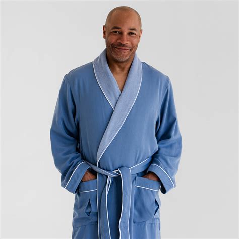 Classic Terry Cloth Bathrobes | Pacific Blue | Luxury Spa Robe