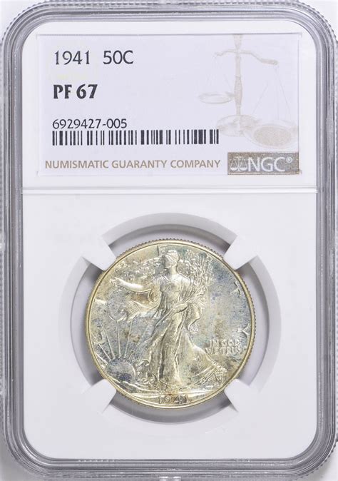1941 Walking Liberty Half Dollar NGC Proof-67 (Item 1712065 ...