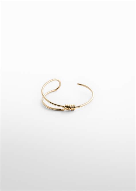 Rigid interlocking bracelet - Women | MANGO Vietnam