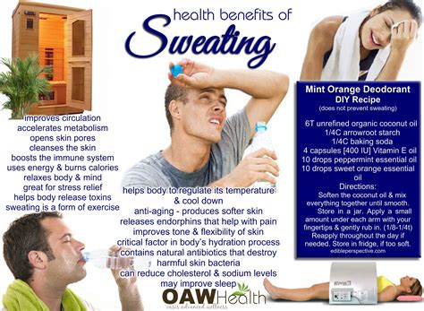 Health Benefits of Sweating