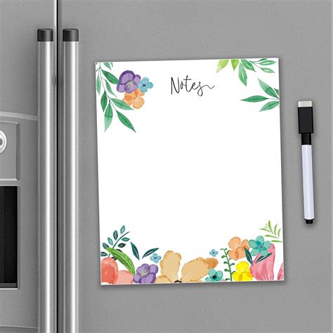 Zaslan Magnetic Dry Erase Whiteboard For Fridge With Marker Pen&Duster ...