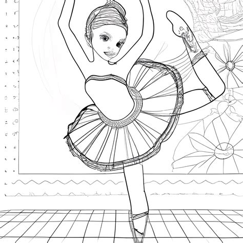 Barbie Ballerina Coloring Pages