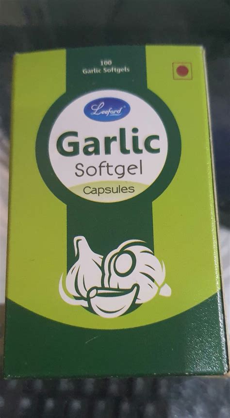 Garlic softgel capsules( non veg), 100 capsules | API GENERIC PHARMACY