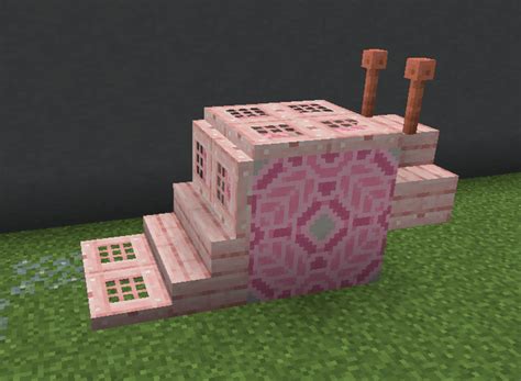 Minecraft Snail Statue Tutorial 的图像结果