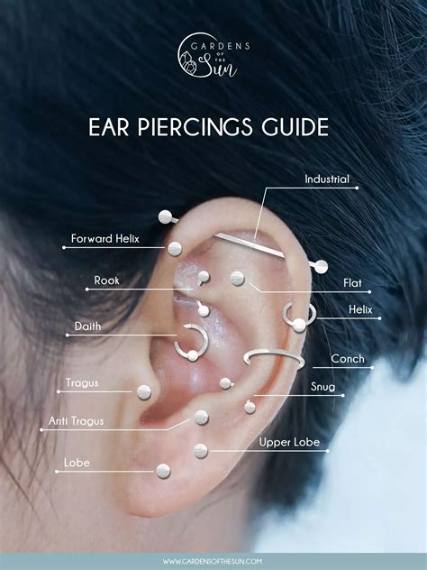 Styling Single Earrings: A Beginner's Guide | Ear piercing guide ...