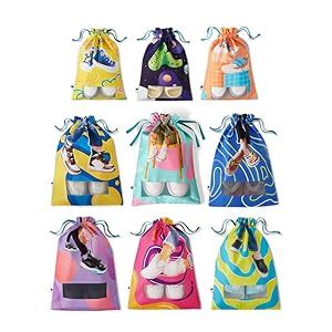 Buy hexafun Family Cotton Shoe Bags - 100% Organic Pure Soft Cotton ...