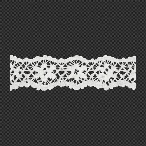 PNG Elegant white lace trim | Free PNG - rawpixel