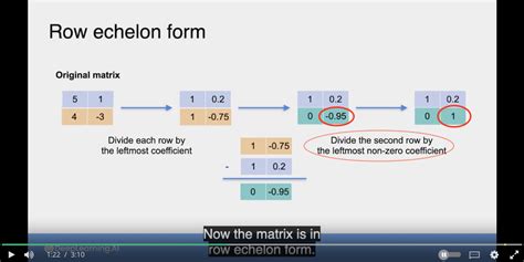 Image result for Row Echelon Form Tutorial