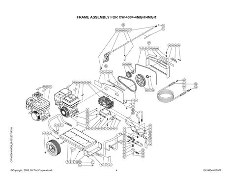 Mi-t-m Pressure Washer Parts Diagram Overview