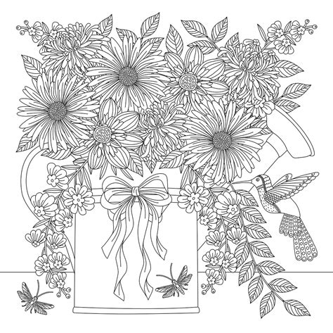 Coloring pages for Hopper Studios calendar on Behance