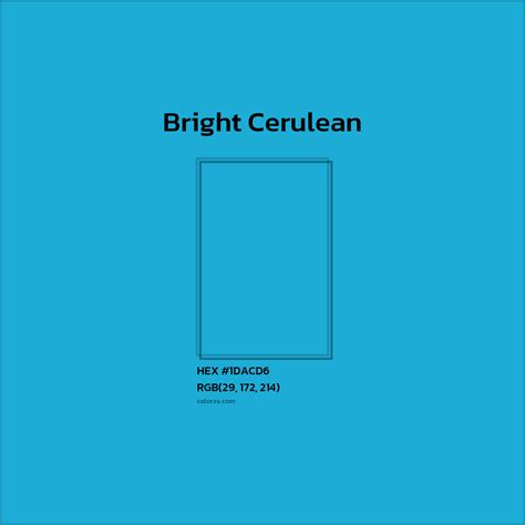 About Bright Cerulean - Color codes | Matching colors and paints ...