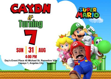 Caydn 7th Birthday Party , days event place remediosville Capaya 1 ...