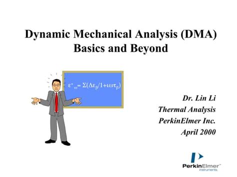 Dynamic Mechanical Analysis DMA Presentation 的图像结果