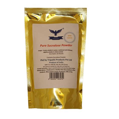 Tripathi Products Pure Sucralose Powder 250 Grams Pouch : Amazon.in ...