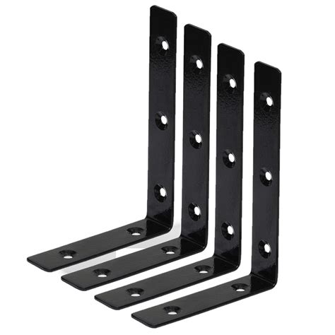 Retailmonk Brackets, Heavy Duty L Shaped Wall Shelf Angle Brackets with ...