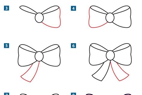 How to Draw a Bow: Step-by-Step Guide for Beginners - Drawings Easy ...