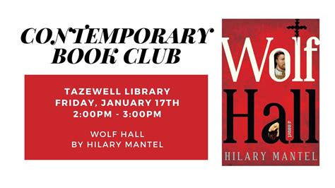 Contemporary Book Club @ Tazewell Library, 129 Main Street, Tazewell ...