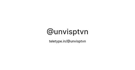 Unvis PT — Teletype